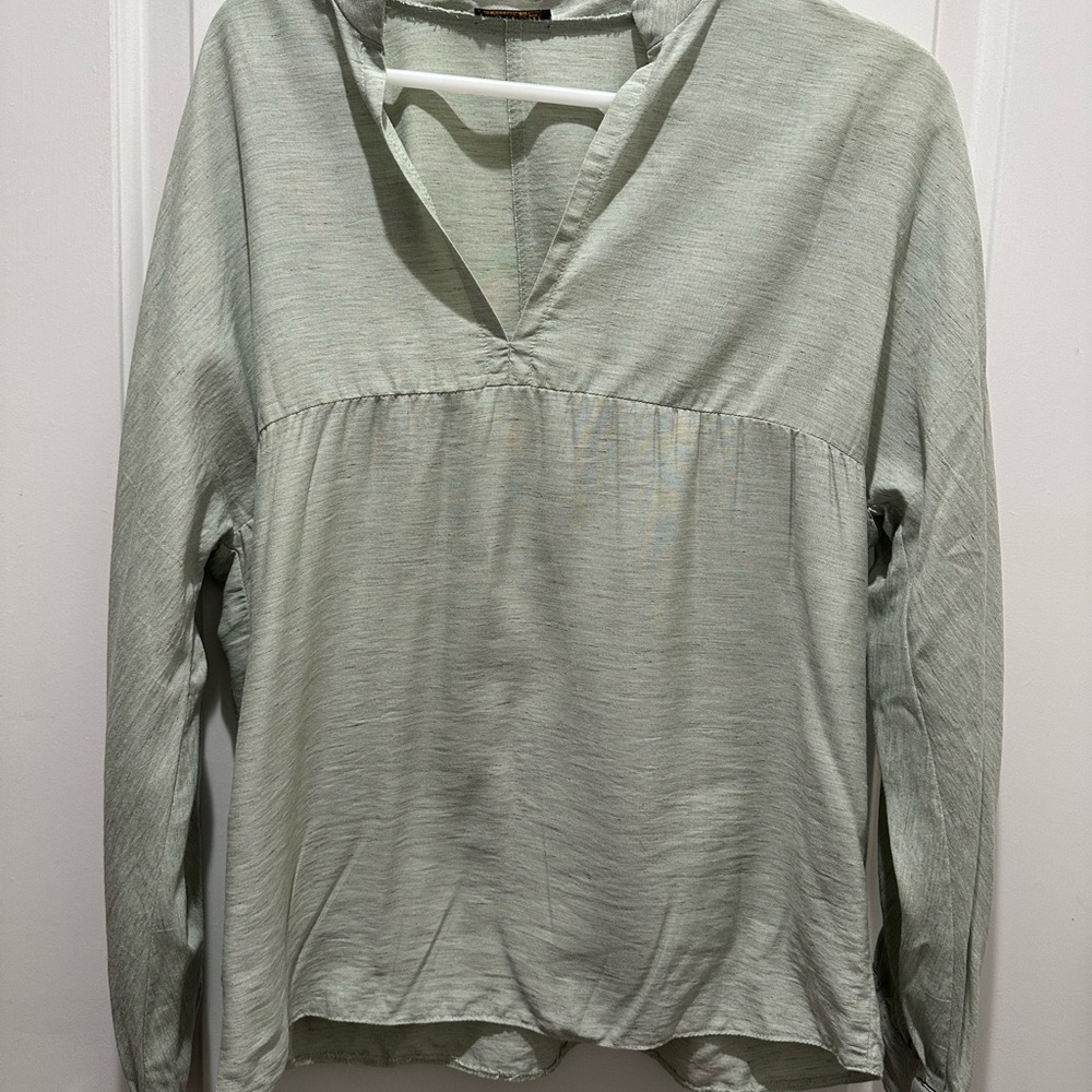 Elegant Mint Green Women's Top